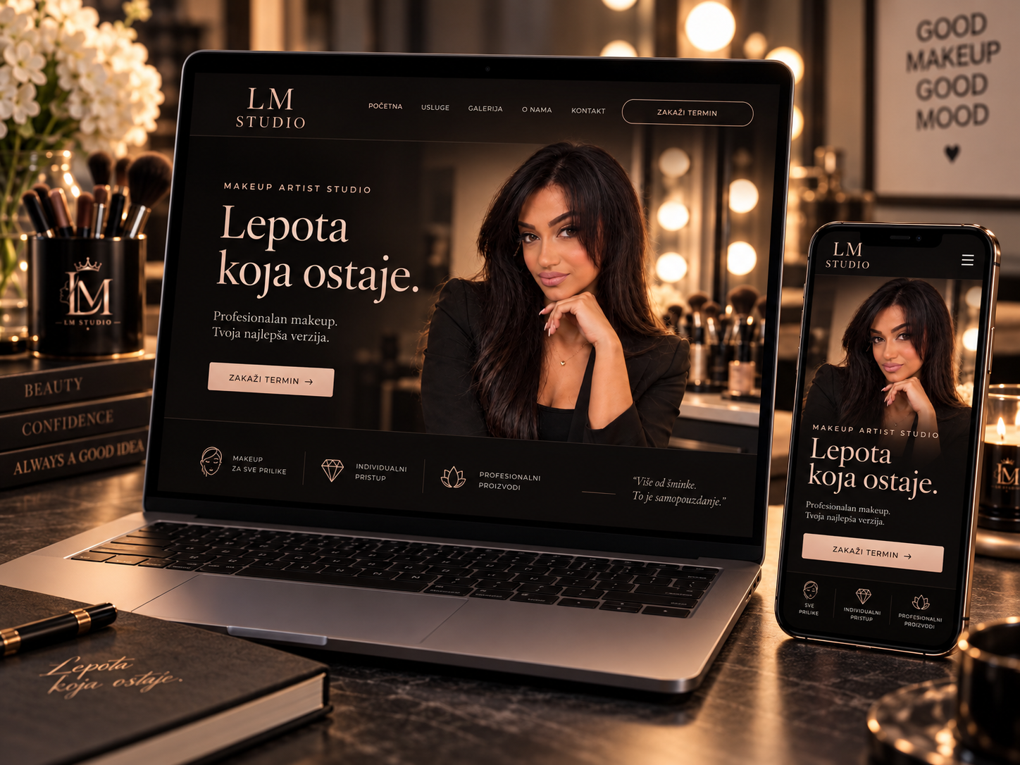 Lana Makeup Studio web sajt